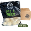 PÃO DE QUEIJO RECHEADO REQUEIJÃO 1kg CX 4 KILOS